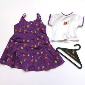 Vtg 90s American Girl Lawn Party or Fruit Birthday Doll Outfit - Dress Shirt